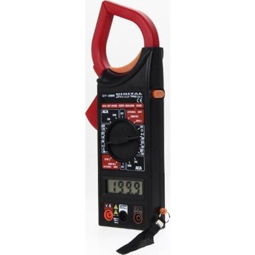 50pcs DT266 Electric Voltmeter Ammeter AC/DC/OHM LCD Multimeters Handheld Voltage Current Resistance Tester kitchen Tool