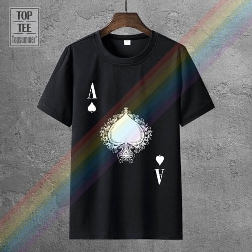 Ace Of Spades Iv T Shirt Spade Ace Poker Card Casino Las Karte Royal Hold Em