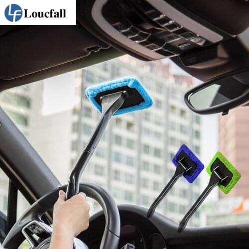 Car Window Cleaner Brush Kit Windshield Cleaning Wash Tool Inside Interior Auto Glass Wiper With Long Handle Z2 Car