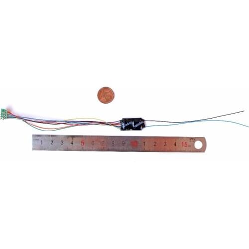 NEM652 DCC LOCO DECODER FOR HO & N SCALE MODEL TRAIN 870021 With Stay Alive Wires /LaisDcc Brand/KungFu Series