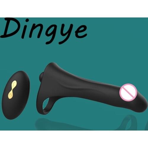 For Couples Vibrating Penis Ring Delay Ejaculation Cock Ring G-Spot Vibrator Sex Toys For Men Vagina Clitoris Stimulate Rings