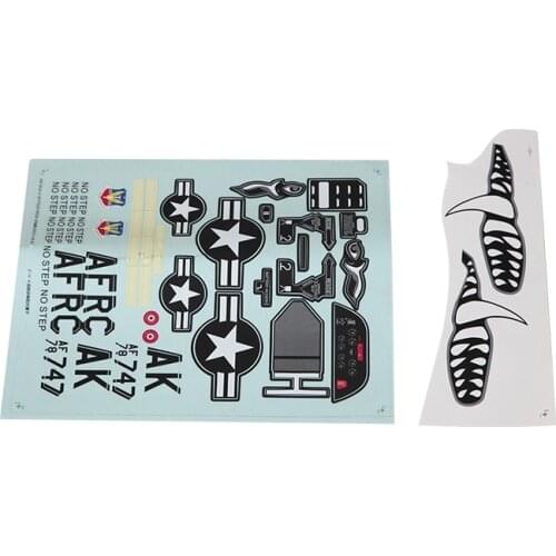 FMS 70mm Ducted Fan EDF Jet A10 A-10 V2 Decal Sheet Stickers FMSRQ122 RC Airplane Model Hobby Plane Aircraft Avion Spare Parts