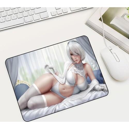 Anime Mouse Pad NieR Sexy Girl Gaming Accessories Laptop PC Gamer Carpet Keyboard Mat Small Mouse Pad One Drop Shipping 220x180