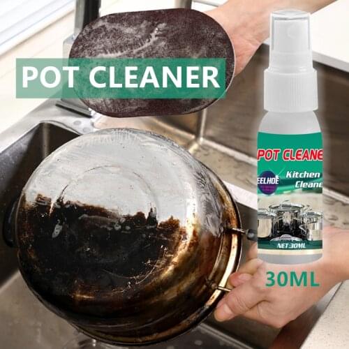 Oil Grease Cleaner Pot Cleaner Spray Kitchen Degreaser Cleaner Spray Detergent Cleaning Bubble Spray Oil Decontamination Tools
