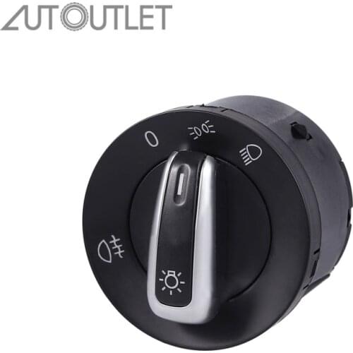 AUTOUTLET Head Light Control Switch Sensor Modular For 221624812684 3C8941431B Light switch headlight