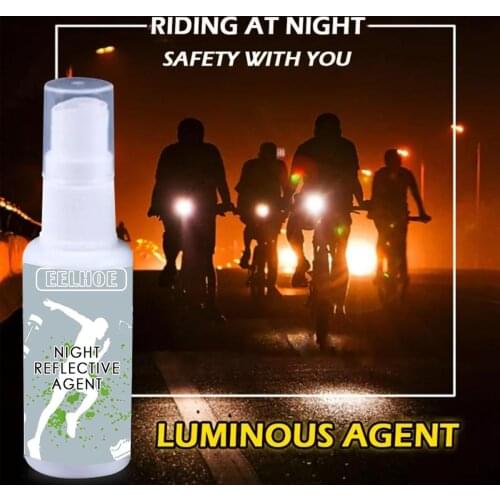 Night Reflective Spray Paint Running Biking Anti Accident Luminous Agent Pigment