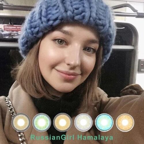 New Arrival Contact Lenses RussianGirl Iceland Himalaya Series Color Contact lens 4 Colors Hotsale Contact Lens For Eye Yearly