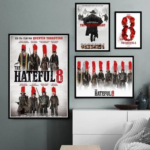 The Hateful Eight Wall Posters Movie Paper Canvas Art Prints Pictures For Living Room Bedroom Home Decoration