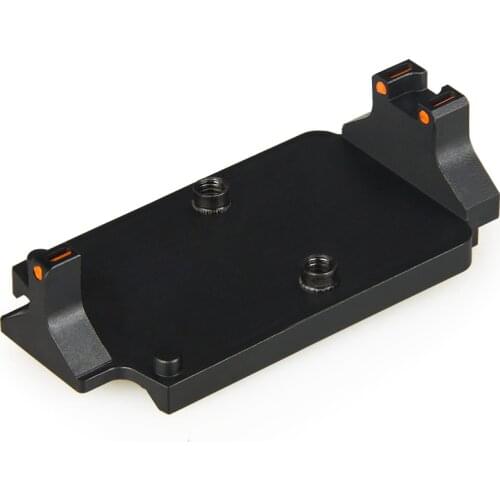 PPT airguns airsoft hunting scope mounts bracket red dot Plate Tactical RMR Red Dot sight base with fiber for glock pistol