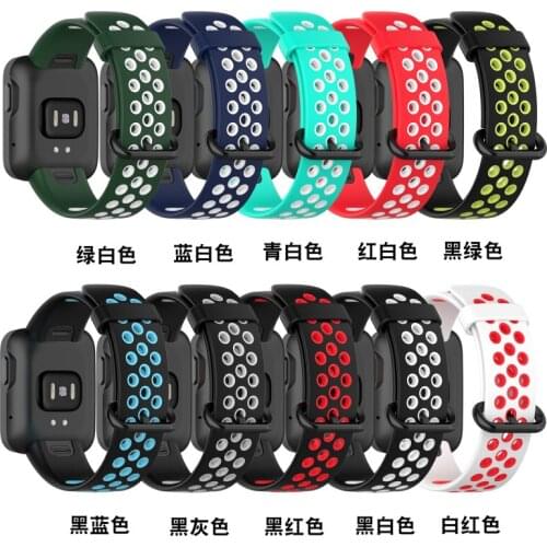 For XiaoMi Mi Watch Lite Strap Quick release Band Silicone Watchband Sport Bracelet For Redmi Watch Smart Watch Strap