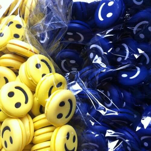 Powerti 50pcs/lot Tennis Dampener Racket Anti Vibration Smile Tennis Shock Absorber Damper Tennis Accessories Men