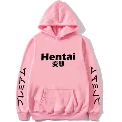 Japanese Streetwear Hentai Hoodie Thick Sweatshirt Multiple Colour Men Women Warm Harajuku Hoodies Pullover Sudadera Hombre