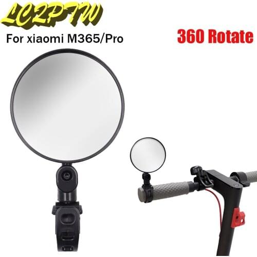 Scooter Rearview Mirror For Xiaomi Mijia M365 Ninebot ES1 ES2 Scooter Silicone Handle Mirror Cycling Strap Reflex Rear View