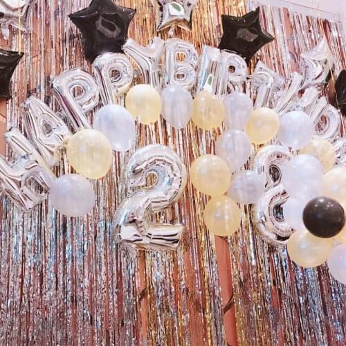 10Pcs PVC Laser Rain Silk Curtain 2M Birthday Party Background Decoration Christmas Decor Wedding Supplies Stage Layout Props