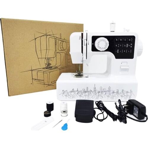 1x Household Portable Sewing Machine Crafting Mending Machine With LED Light