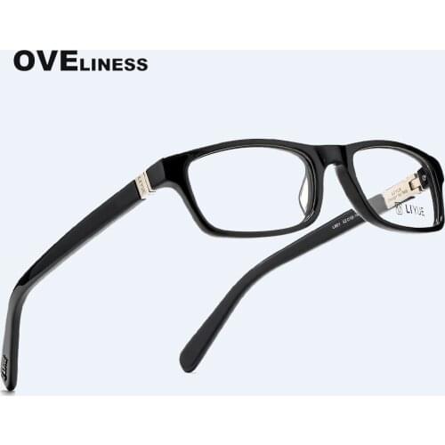 2021 Fashion eyeglasses frames Acetate eye glasses frame men women Optical Myopia Prescription Clear glasses Spectacles eyewear