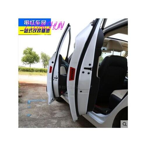 4 pieces/set. Reflective open door sticker warning child safety car sticker for Mitsubishi ASX Outlander Lancer Evolution