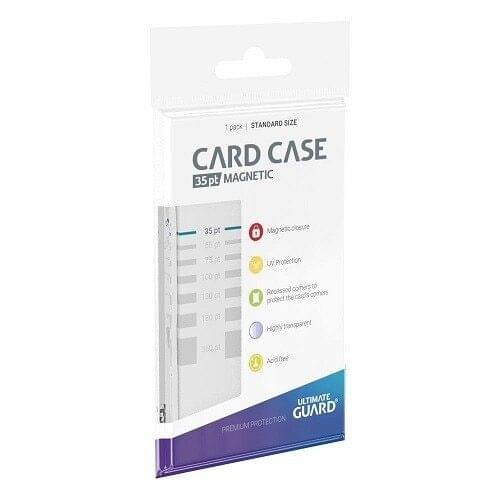 5 Pieces/Pack Ultimate Guard 35pt Magnetic Card Cases - Holds Regular Baseball, Football, Hockey Cards protector Card Sleeves