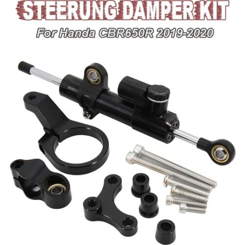 Motorcycle Accessories Adjustable Steering Stabilizer Damper Mounting Bracket Kit For HONDA CBR650R 2019-2020 CBR 650R CBR 650