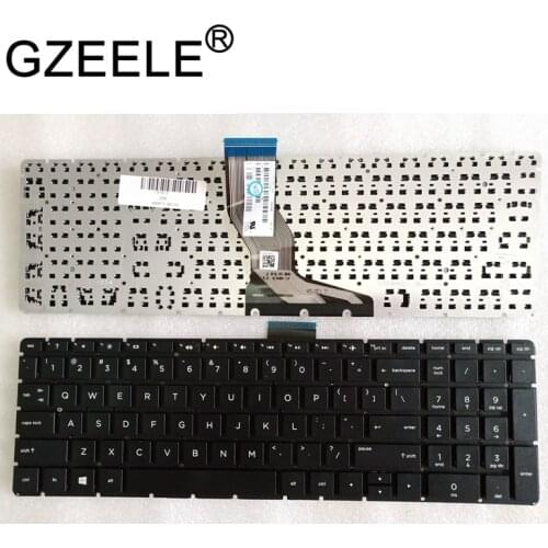 GZEELE For HP 250 G6 255 G6 256 G6 258 G6 Series English Laptop Keyboard US Black Without Frame