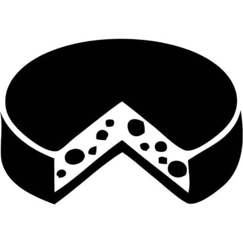 Car Sticker Cheese Wheel Fashion PVC Car Decoration Accessories Sticker Creative Waterproof Sunscreen Cover Scratches Waterproof