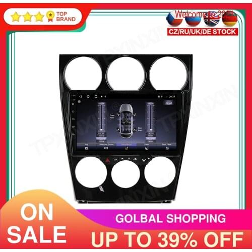 4G+128GB Android 10.0 For Mazda 6 2006-2012 Car Multimedia Player GPS Navigation Head Unit Auto Radio Audio Stereo Tape Recorder