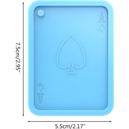 Keychain Epoxy Resin Mold Jewelry Pendants Silicone Mould DIY Crafts Decorations Casting Tool