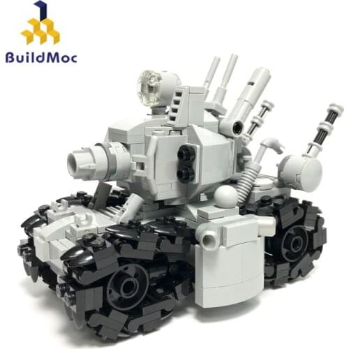 BuildMoc Tehnic Truck Tank Metal Slug Super Vehicle 001 Creator Expert Building Blocks Assembly Car Toys For Kid Gifts 356 PCS