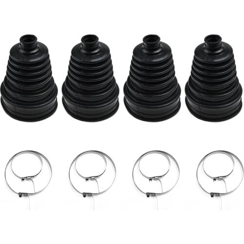 Speed Dust Cover Kit Clamp Silicone CV Boot Ball Round Rubber 140mm x 86mm Constant Universal CV joint boot Adjustable AXLE CV