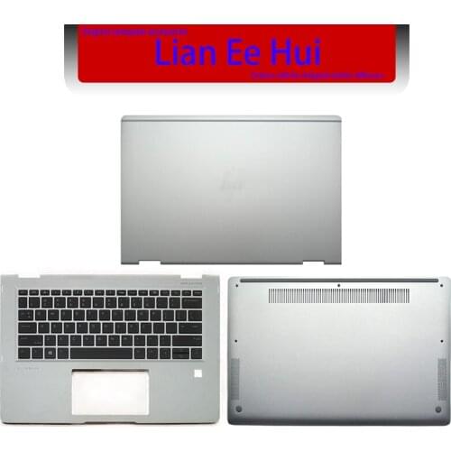 Original laptop cover A C D Back/Palmrest Case bottom shell silver 917895-001 For HP Elitebook x360 1030 g2 1030g2 6070B1064201
