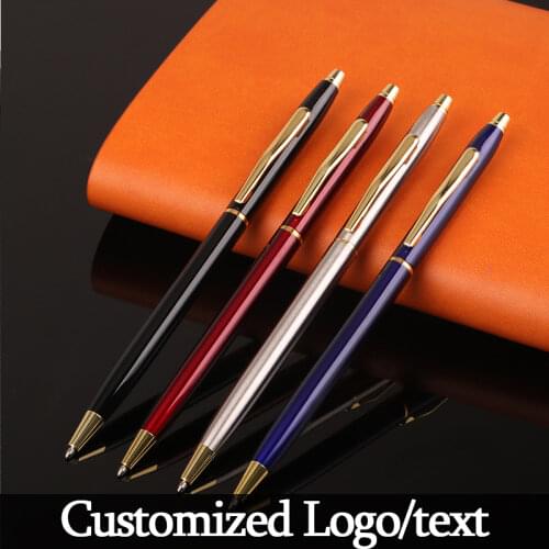 1.0mm ink black Press ballpoint Oil Pen neutral Ballpoint Pen School Stationery gift