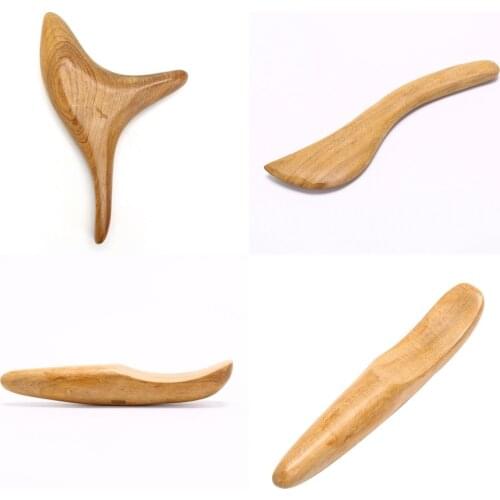 Wooden Body Relax Reflexology Needle Massager Wood Tool for Blood Circulation Fragrant Neck Shiatsu SPA Therapy