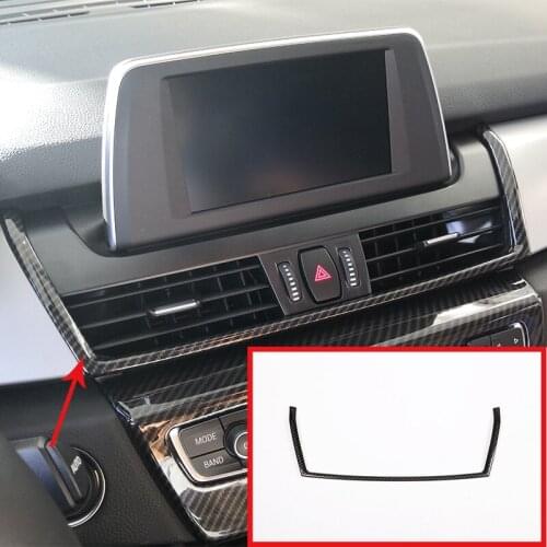 For BMW 2 Series Gran Tourer F45 F46 218i 2015-2017 Car Accessories 1 Pcs ABS Interior Air Conditioning Vent Frame Trim