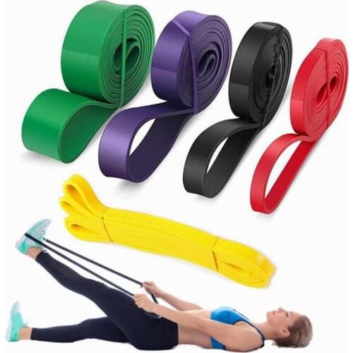 Resistance Bands 208cm Fitness Rubber Bands Unisex Yoga Elastic Bands Loop Gym Expander for Exercise Sports Equipment