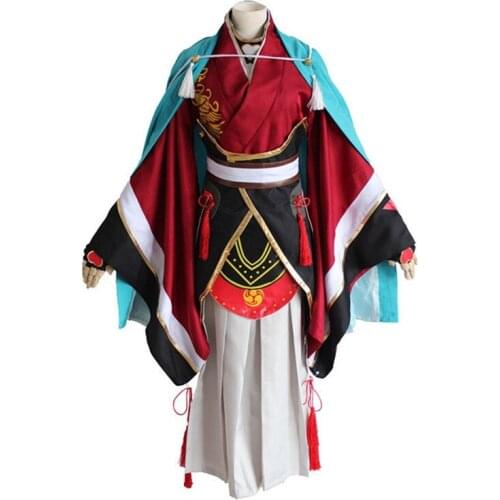 Game Touken Ranbu Online Cosplay Costume Izuminokami Kanesada Uniform Full Set Men Women Halloween Carnival Kimono Costume