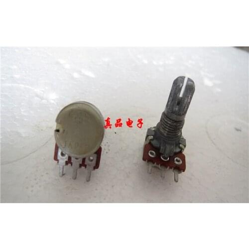 [VK] ALPS 121 imported Japanese B1K with midpoint audio volume potentiometer handle length 15MM aperture 7MM switch