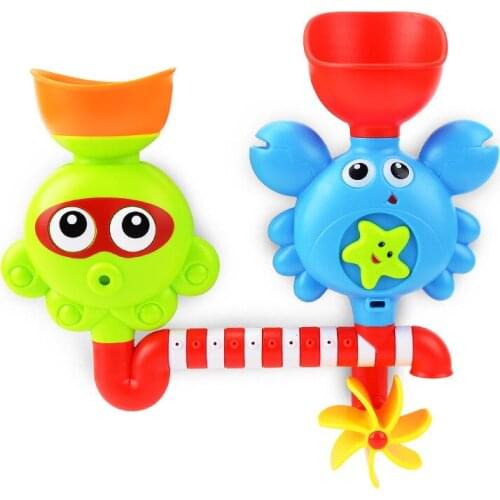 Crabs Water Spray Bath Toy for Children Music and Lights Bathroom Shower Pool Bathtub Soap Swimming Machine Outdoor Kid Bath Toy