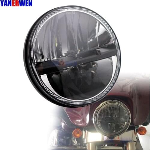 36W 7" Inch Round Led Headlamp with Hi/Lo Beam Head Lamp For Yamaha Road Star 1700 Midnight Motorcycles Headlight