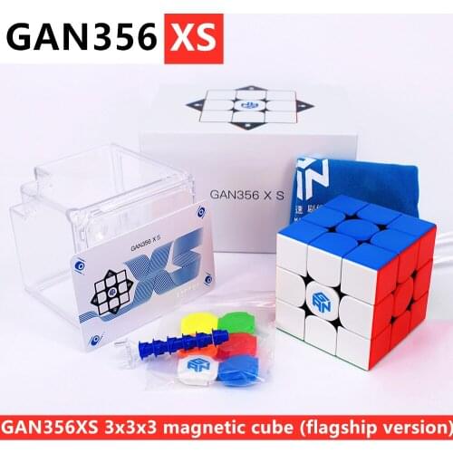 GAN356XS 3x3x3 Magnetic Magic Cube GAN356 XS Magnetic 3x3 Speed Puzzle Cube Gans 3x3x3 Cube GAN356X S Cubo Magico GAN 356
