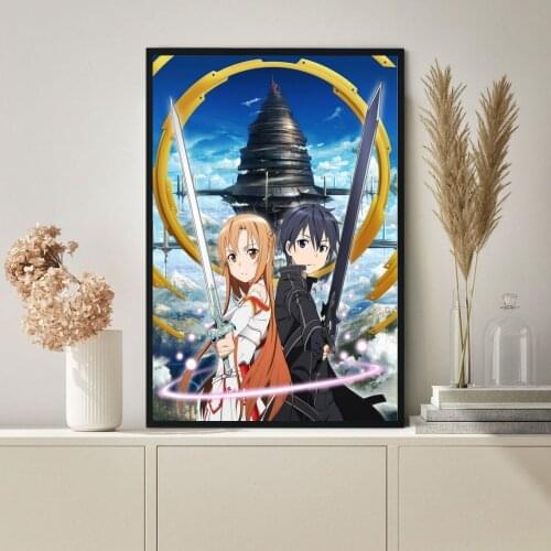 Sword Art Online Japan Movie Anime Poster Canvas Print Wall Painting Home Decoration ( No Frame )