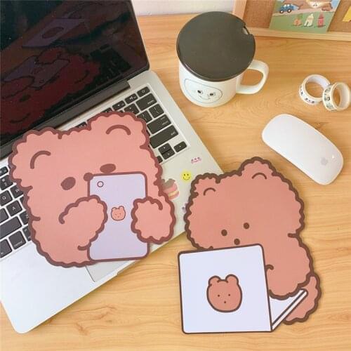 Cute Bear Desktop Mobile Phone Lazy Stand Creative Personality Decoration Student Dormitory Home Mini Mobile Phone Stand kawaii