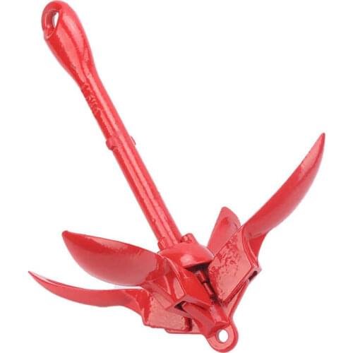 Bow Anchor Roller boat accessories marine 3.3lbs Foldable Grapnel Anchor Stainless Steel Hardware for Boat Yacht Rafts Canoes