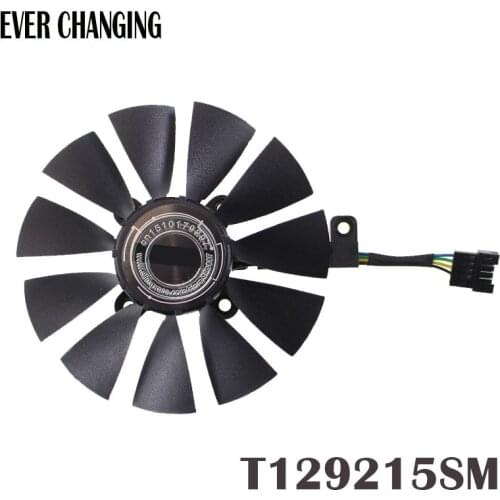 New Original Graphics card cooling fan FDC10H12S9-C T129215SM PLD09210S12M 12V 0.25A pitch 28MM diameter 87MM