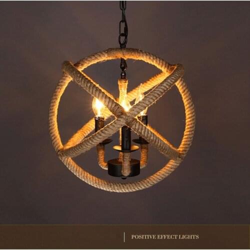 New style! Modern Pendant Lights Rope Pendant Lamp E27 Light for bedroom dinning room kitchen hanglampen voor, Free shipping