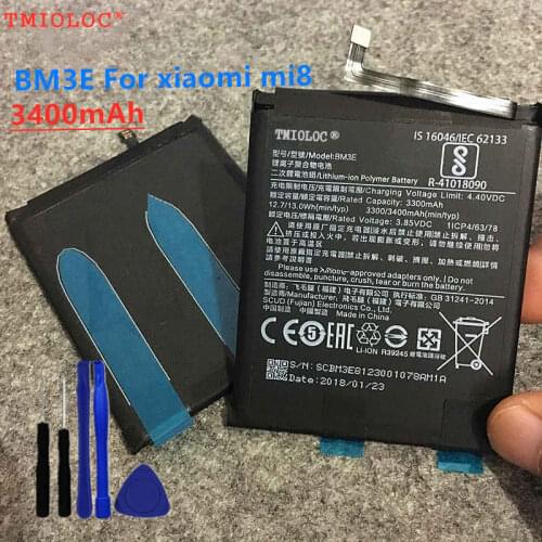 New High quality BM3D BM3J BM3E Battery For Xiaomi Mi8 Mi8se Mi 8 lite + tools