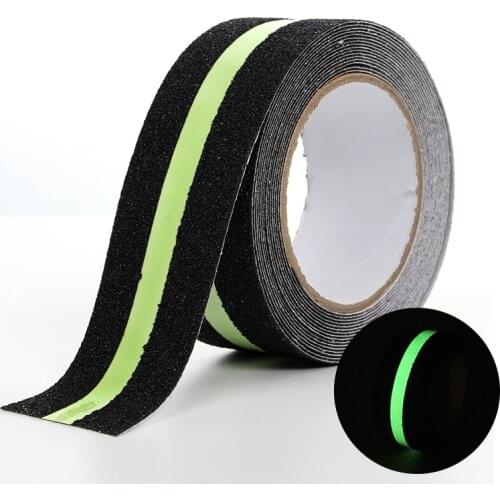 PET Frosted Surface Luminous Non-slip Tape 5cm Night Luminous Safety Warning Sandpaper Sticker