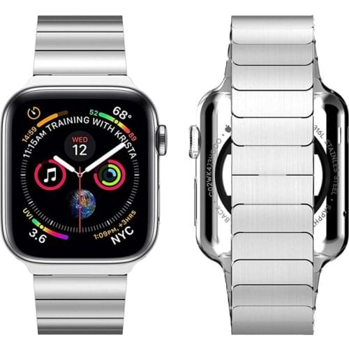 Strap For Apple Watch Band 42mm 38mm iWatch Band 44mm 40mm Stainless Steel Butterfly Bracelet For Apple Watch Series 5 4 3 2 1