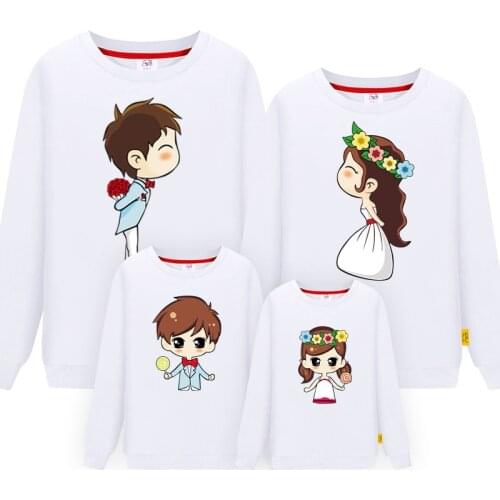 Family Look for Dad Mom and ME 2019 Father Mother Daughter Son Christmas New Year Cotton Sweater Outfits Family Matching Clothes
