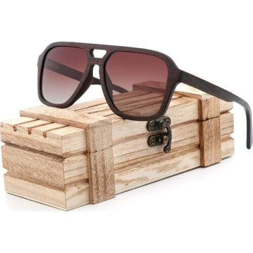 Retro Men polarized sunglasses Pilot Style Women Sun glasses High Quality Factory Handmade Natural Wood Glasses Gafas de sol