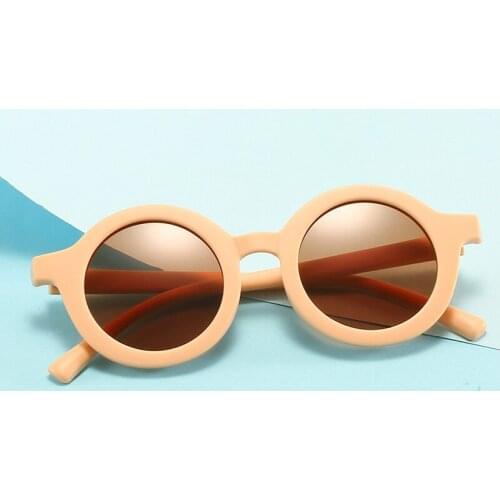 Sunglasses Childrens Round Frame Sunglasses 2021 Cute Small Sun Glasses Boys Girls Cool Sunglasses Kids UV400